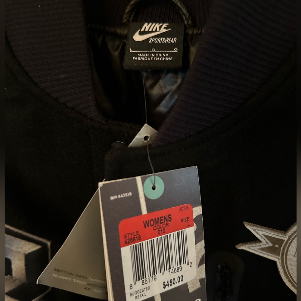 One of a kind custom Nikedesigner made Vintage Black History Month bomber jacket